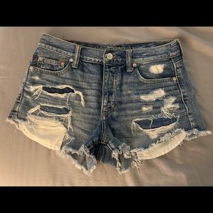 AEO Distressed High wasted  Shorts